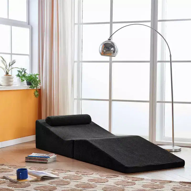 MAYEERTY Divano Letto Pieghevole Tatami in Spugna ad Alta Densità, Poltrona Relax Multi-Funzione, Nessun Montaggio Richiesto