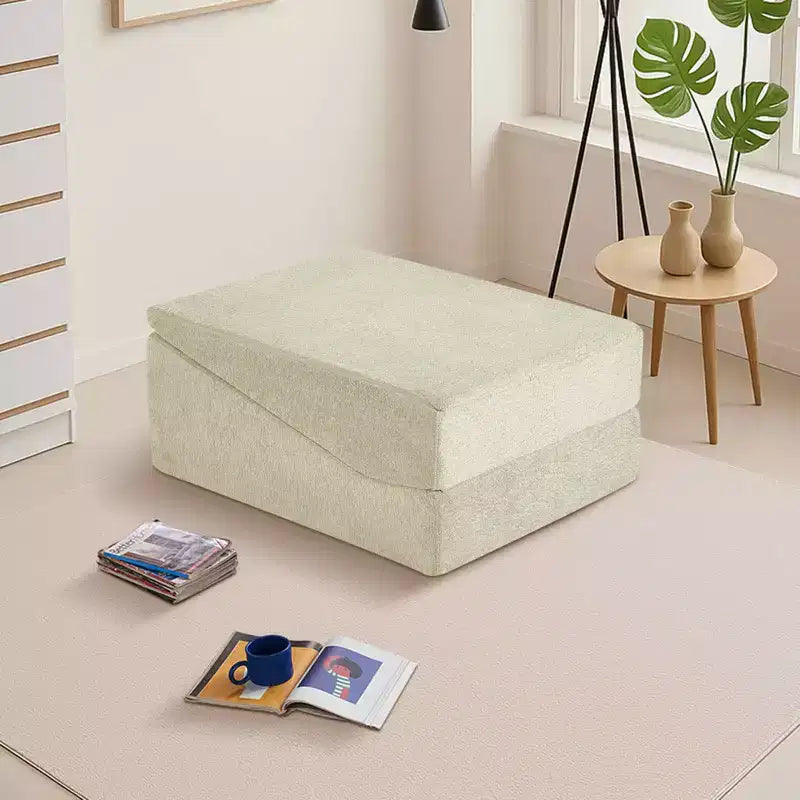 MAYEERTY Divano Letto Pieghevole Tatami in Spugna ad Alta Densità, Poltrona Relax Multi-Funzione, Nessun Montaggio Richiesto