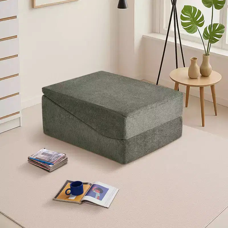 MAYEERTY Divano Letto Pieghevole Tatami in Spugna ad Alta Densità, Poltrona Relax Multi-Funzione, Nessun Montaggio Richiesto