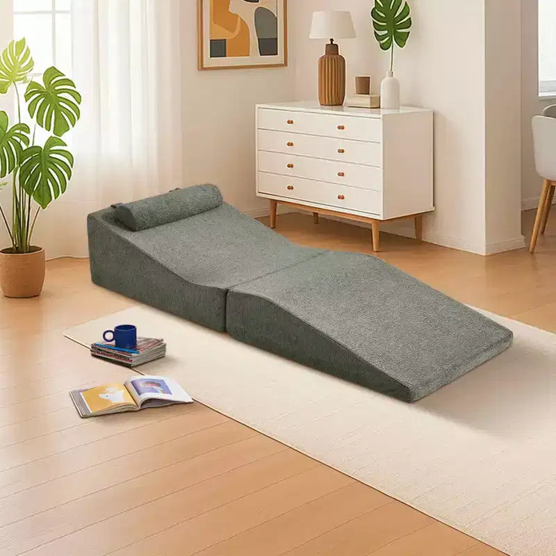 MAYEERTY Divano Letto Pieghevole Tatami in Spugna ad Alta Densità, Poltrona Relax Multi-Funzione, Nessun Montaggio Richiesto