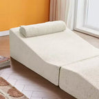 MAYEERTY Divano Letto Pieghevole Tatami in Spugna ad Alta Densità, Poltrona Relax Multi-Funzione, Nessun Montaggio Richiesto
