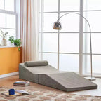 MAYEERTY Divano Letto Pieghevole Tatami in Spugna ad Alta Densità, Poltrona Relax Multi-Funzione, Nessun Montaggio Richiesto