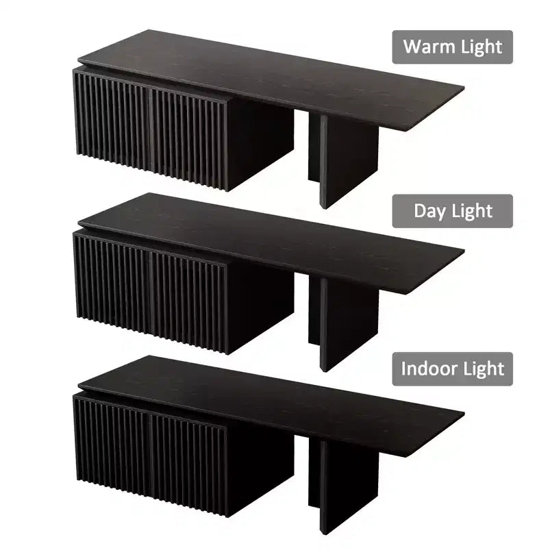 JVNOXK Mobile TV Allungabile da 60,6-84,3'' per TV Fino a 55 Pollici, Porta TV Moderno, Centro di Intrattenimento con Contenitore, per Soggiorno, Camera da Letto, Noce