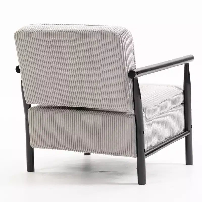 GDFStudio Joule Poltrona Accento Moderna imbottita Mid-Century con Seduta Contenitore e Cuscino