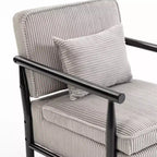 GDFStudio Joule Poltrona Accento Moderna imbottita Mid-Century con Seduta Contenitore e Cuscino
