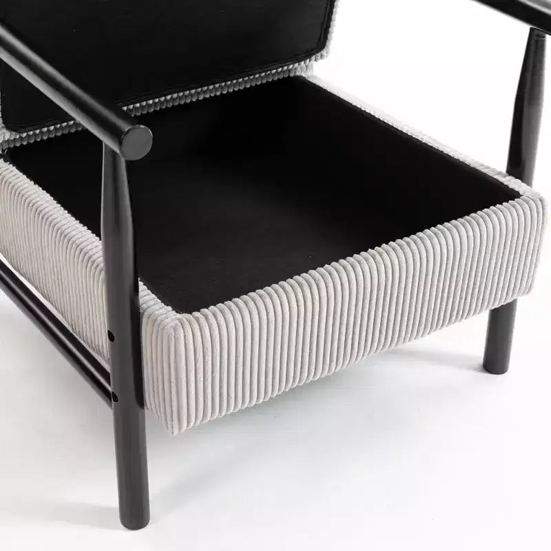 GDFStudio Joule Poltrona Accento Moderna imbottita Mid-Century con Seduta Contenitore e Cuscino