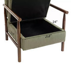 GDFStudio Joule Poltrona Accento Moderna imbottita Mid-Century con Seduta Contenitore e Cuscino