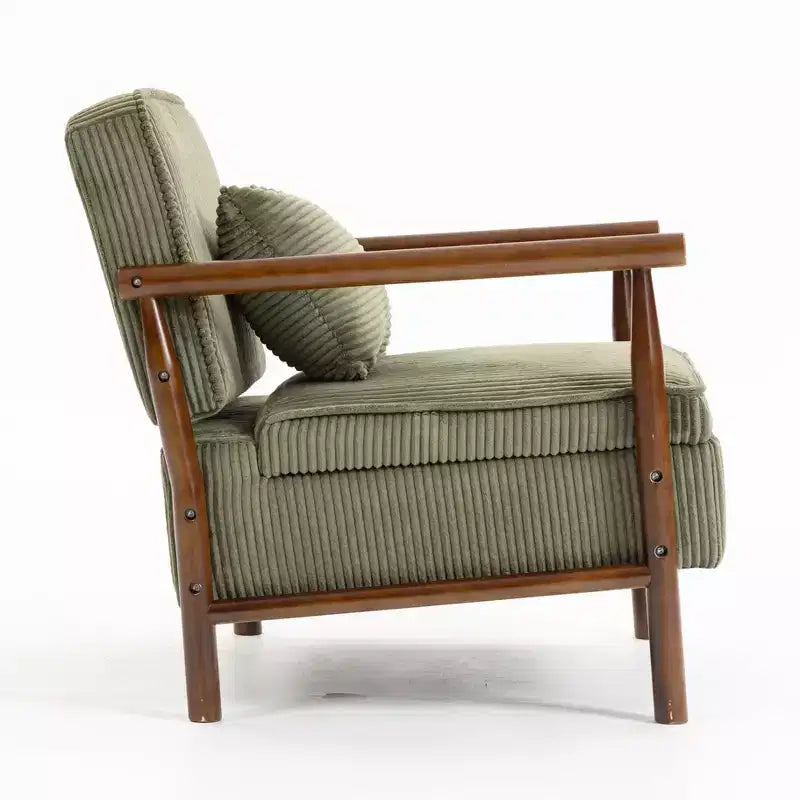 GDFStudio Joule Poltrona Accento Moderna imbottita Mid-Century con Seduta Contenitore e Cuscino