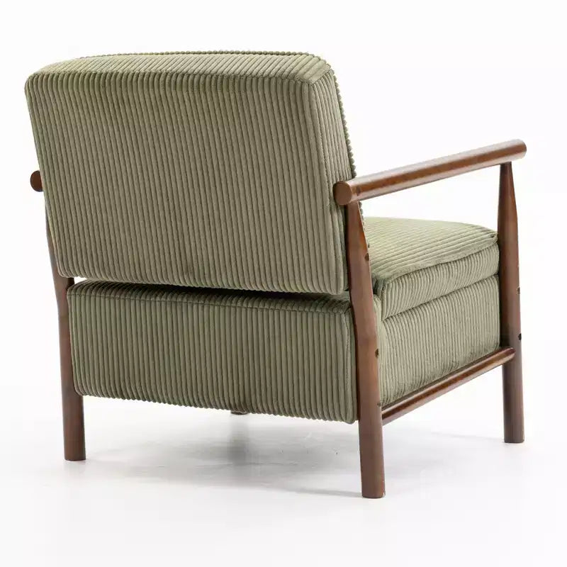 GDFStudio Joule Poltrona Accento Moderna imbottita Mid-Century con Seduta Contenitore e Cuscino
