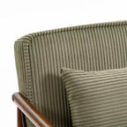 GDFStudio Joule Poltrona Accento Moderna imbottita Mid-Century con Seduta Contenitore e Cuscino