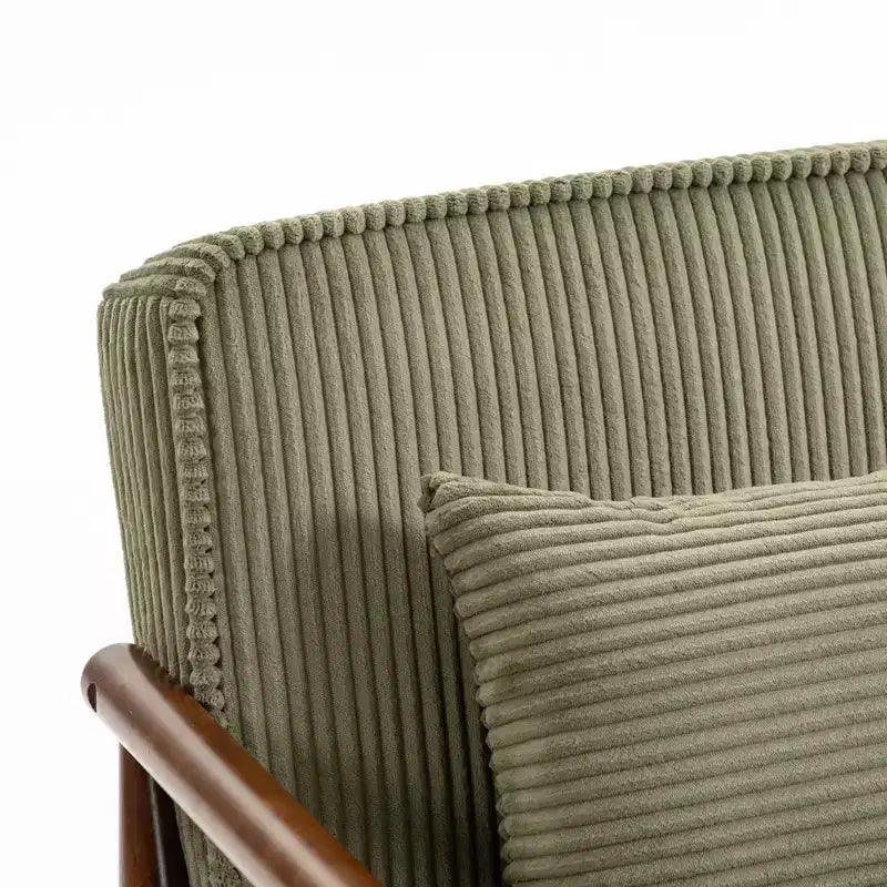 GDFStudio Joule Poltrona Accento Moderna imbottita Mid-Century con Seduta Contenitore e Cuscino