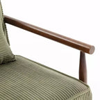 GDFStudio Joule Poltrona Accento Moderna imbottita Mid-Century con Seduta Contenitore e Cuscino