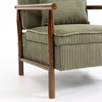 GDFStudio Joule Poltrona Accento Moderna imbottita Mid-Century con Seduta Contenitore e Cuscino