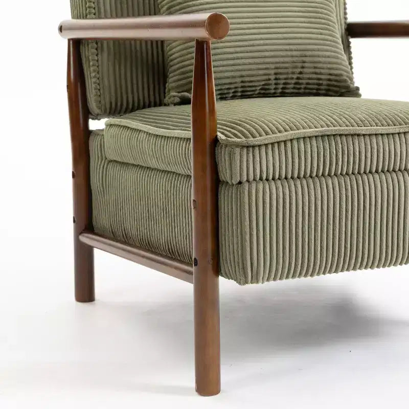 GDFStudio Joule Poltrona Accento Moderna imbottita Mid-Century con Seduta Contenitore e Cuscino