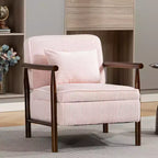 GDFStudio Joule Poltrona Accento Moderna imbottita Mid-Century con Seduta Contenitore e Cuscino