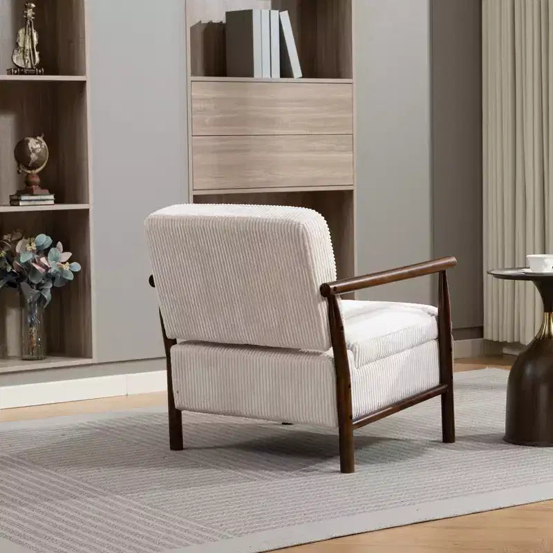 GDFStudio Joule Poltrona Accento Moderna imbottita Mid-Century con Seduta Contenitore e Cuscino