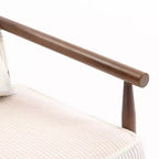 GDFStudio Joule Poltrona Accento Moderna imbottita Mid-Century con Seduta Contenitore e Cuscino