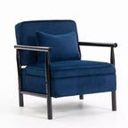 GDFStudio Joule Poltrona Accento Moderna imbottita Mid-Century con Seduta Contenitore e Cuscino