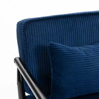 GDFStudio Joule Poltrona Accento Moderna imbottita Mid-Century con Seduta Contenitore e Cuscino