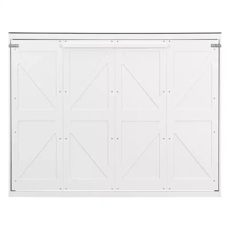 Letto a scomparsa Queen Size, Letto a muro pieghevole con prese di corrente e porte USB per camera da letto, piccoli appartamenti, salvaspazio - ModernLuxe