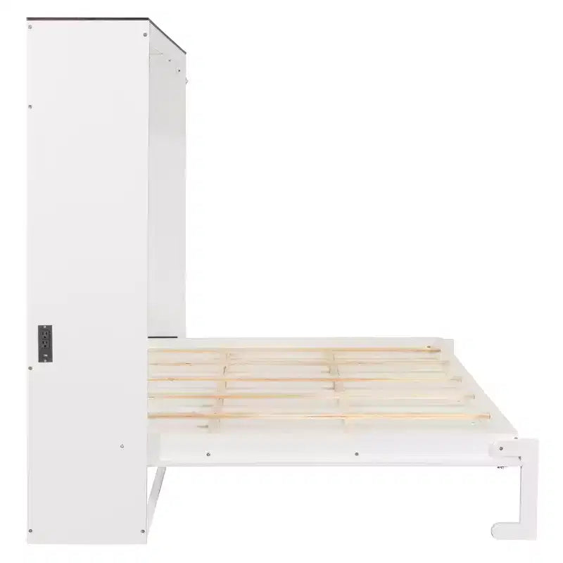 Letto a scomparsa Queen Size, Letto a muro pieghevole con prese di corrente e porte USB per camera da letto, piccoli appartamenti, salvaspazio - ModernLuxe