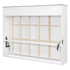 Letto a scomparsa Queen Size, Letto a muro pieghevole con prese di corrente e porte USB per camera da letto, piccoli appartamenti, salvaspazio - ModernLuxe