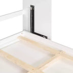 Letto a scomparsa Queen Size, Letto a muro pieghevole con prese di corrente e porte USB per camera da letto, piccoli appartamenti, salvaspazio - ModernLuxe