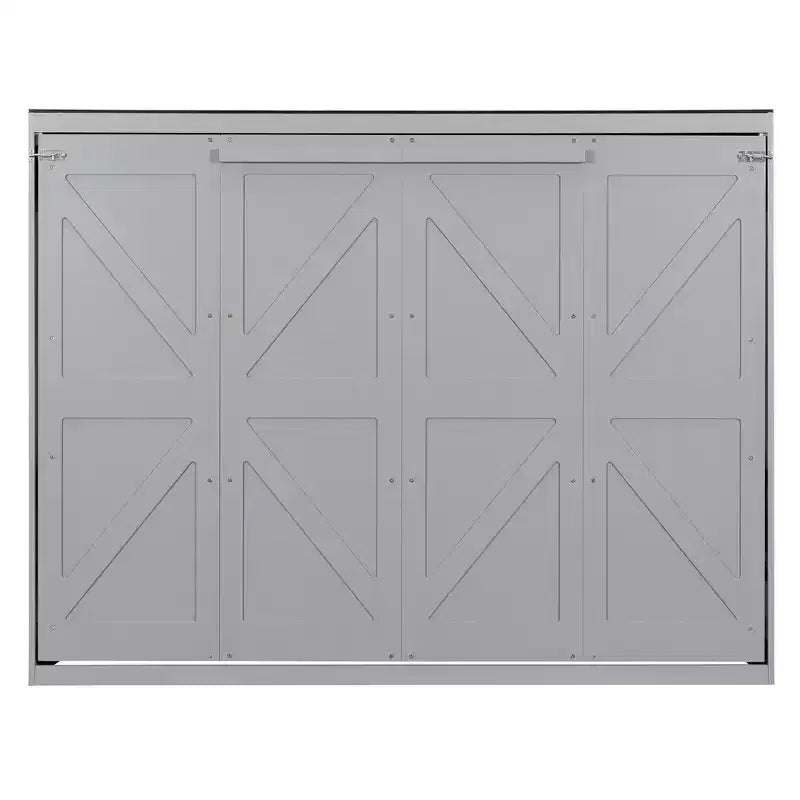 Letto a scomparsa Queen Size, Letto a muro pieghevole con prese di corrente e porte USB per camera da letto, piccoli appartamenti, salvaspazio - ModernLuxe