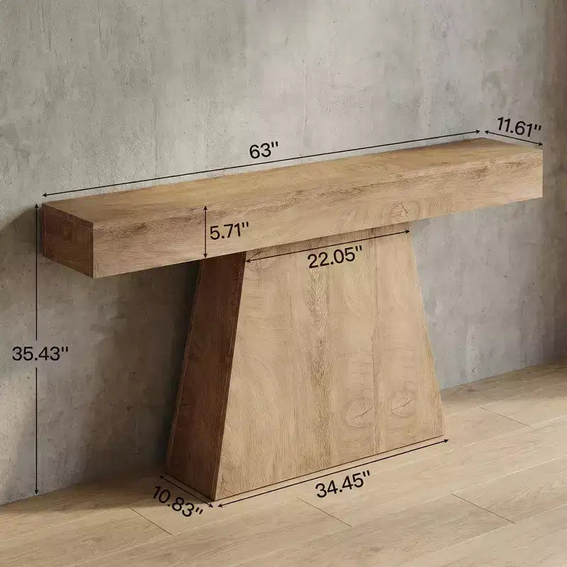 JVNOXK Tavolino Elegante e Minimalista con Base Geometrica per Soggiorno Ingresso