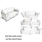 Dyonery 70 Loveseat Divano a due posti in velluto a coste, divano a due posti moderno, divano sfoderabile con seduta profonda, 2 ampi cuscini bracciolo e schienale morbido