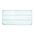 Design Ideas MeshWorks Scaffale in metallo multiuso con ripiani in legno per garage e cucina, 35,4 x 17,7 x 63, bianco