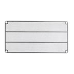 Design Ideas MeshWorks Scaffale in metallo multiuso con ripiani in legno per garage e cucina, 35,4 x 17,7 x 63, bianco