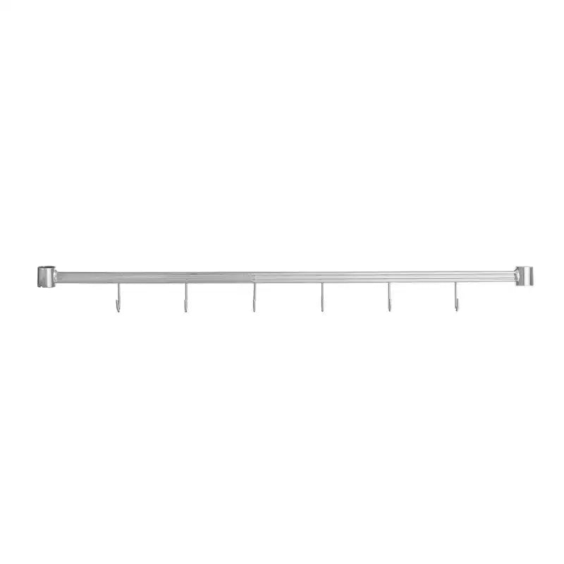 Design Ideas MeshWorks Scaffale in metallo multiuso con ripiani in legno per garage e cucina, 35,4 x 17,7 x 63, bianco