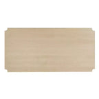 Design Ideas MeshWorks Scaffale in metallo multiuso con ripiani in legno per garage e cucina, 35,4 x 17,7 x 63, bianco