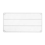 Design Ideas MeshWorks Scaffale in metallo multiuso con ripiani in legno per garage e cucina, 35,4 x 17,7 x 63, bianco