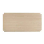 Design Ideas MeshWorks Scaffale in metallo multiuso con ripiani in legno per garage e cucina, 35,4 x 17,7 x 63, bianco