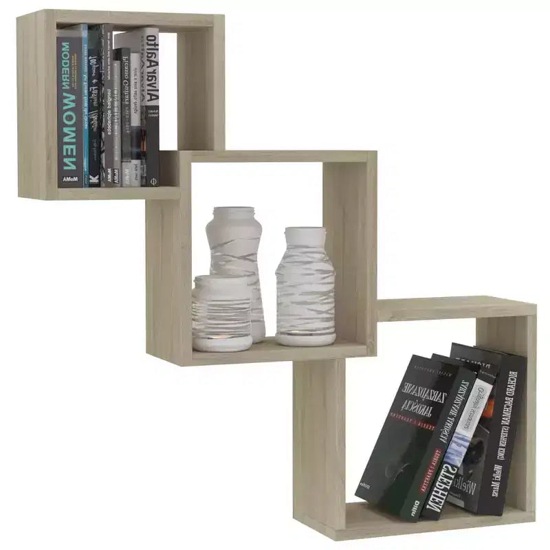 vidaXL Mensola a muro, rovere Sonoma, legno multistrato, 68x68 cm