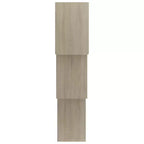 vidaXL Mensola a muro, rovere Sonoma, legno multistrato, 68x68 cm