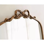 Specchio ad arco con nastro Kate and Laurel Arendahl, oro, 28x30