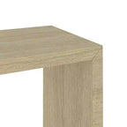 vidaXL Set 3 Scaffali Cubici a Muro Rovere Sonoma MDF Grande, Medio, Piccolo