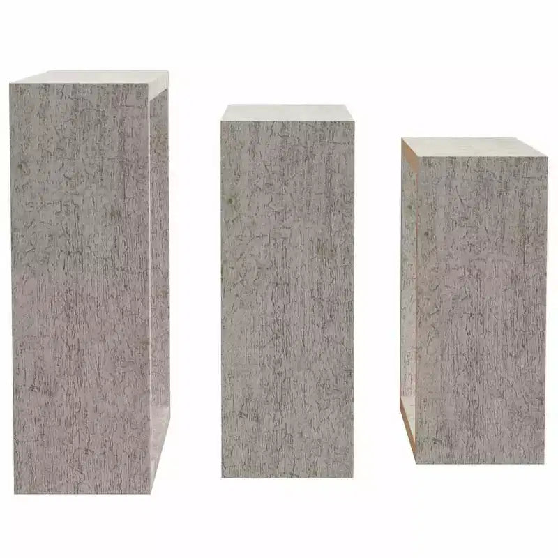 vidaXL Set 3 Scaffali Cubici a Muro Rovere Sonoma MDF Grande, Medio, Piccolo