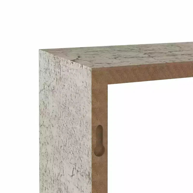 vidaXL Set 3 Scaffali Cubici a Muro Rovere Sonoma MDF Grande, Medio, Piccolo