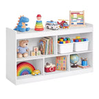 SONGMICS Scaffale Porta Giocattoli per Bambini, Scaffale Montessori con 5 Scomparti Aperti, per Stanza dei Bambini, Sala Giochi, 30 x 112,2 x 65 cm
