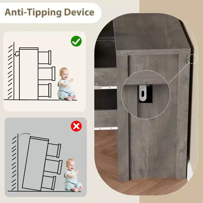 Comò a 7 cassetti da 135 cm, cassettiera moderna in legno, organizer per camera da letto e corridoio