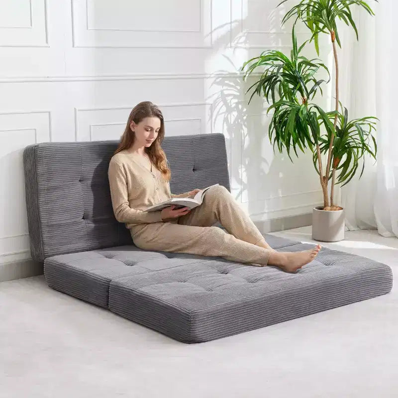 39x75 Tri-Fold Divano Letto in Memory Foam 6 Materasso Trapuntato