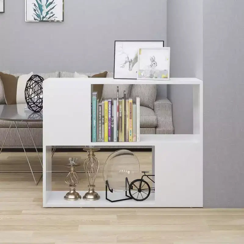 vidaXL Mobile TV Bianco Legno Multistrato 80x24x63 cm Mobile Porta TV