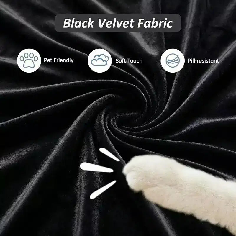 GDFStudio Tom Set Divano Chesterfield Moderno di Metà Secolo in Velluto a 2 Pezzi e 5 Posti con 4 Cuscini