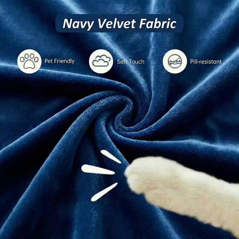 GDFStudio Tom Set Divano Chesterfield Moderno di Metà Secolo in Velluto a 2 Pezzi e 5 Posti con 4 Cuscini