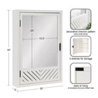 Mobile bagno con specchio Mezzeta di Kate e Laurel