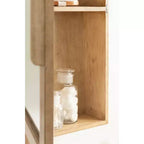 Mobile da bagno a specchio in rattan Ori di Kate e Laurel